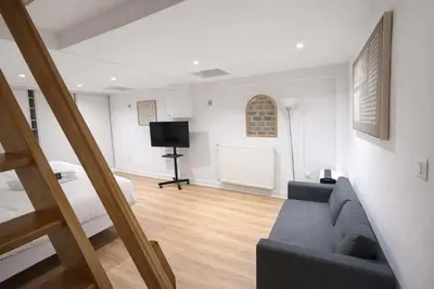 Coin salon dans l'établissement Appartement Paris 18eme Montmartre 6 personnes