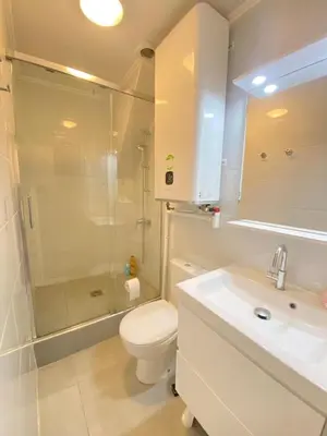 Salle de bains dans l'établissement Cozy F2 classique et accueillant