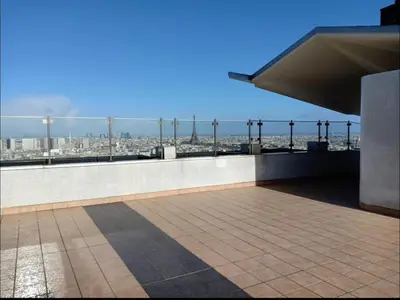 Balcon ou terrasse dans l'établissement Studio Cosy a Paris Proche de la Tour Eiffel