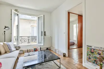 Coin salon dans l'établissement Appartement paisible et soigné