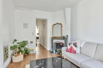 Coin salon dans l'établissement Appartement paisible et soigné