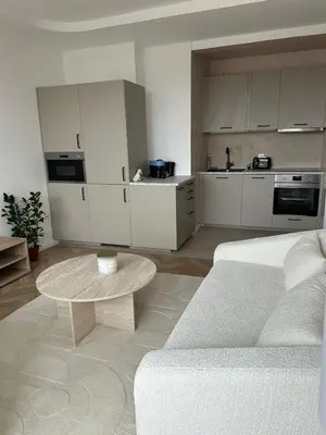 Cuisine ou kitchenette dans l'établissement Modern and quiet apartment overlooking the Seine