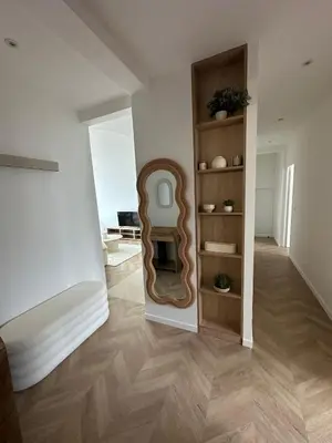 Plan de l'établissement Modern and quiet apartment overlooking the Seine