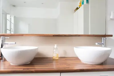 Salle de bains dans l'établissement Bel appartement familial