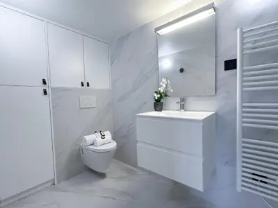 Salle de bains dans l'établissement Apartment with lift & AC saint-germain-des-pres