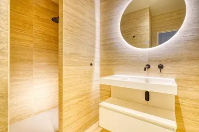 Salle de bains dans l'établissement Paris La Belle - Lafayette