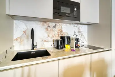 Cuisine ou kitchenette dans l'établissement Paris La Belle - Lafayette