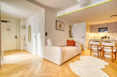 Coin salon dans l'établissement Paris La Belle - Lafayette