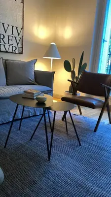 Coin salon dans l'établissement Romantic Montmartre - bright apartment - Paris