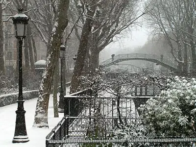 L'établissement Live like a Parisian in our spare Bdr en hiver