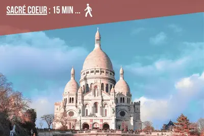 Plan de l'établissement Le Velours - T2 Duplex Calme - Quartier Montmartre Lamarck