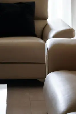Coin salon dans l'établissement Appartement de charme Rue d'Odessa