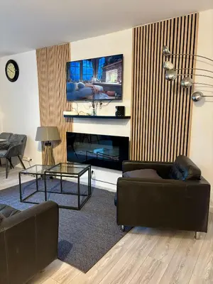 Coin salon dans l'établissement Votre cocon Paris La Défense