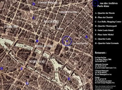Plan de l'établissement ParisInteriorsRentals - Beautiful 2 BDR Le Marais NOTRE DAME