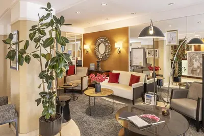 Coin salon dans l'établissement Best Western Plus Hotel Sydney Opera
