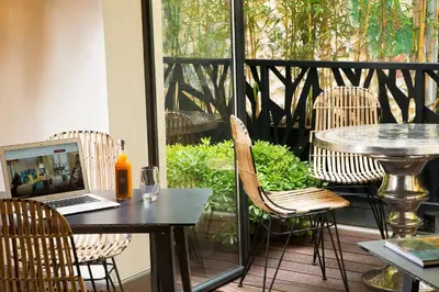 Balcon ou terrasse dans l'établissement Goralska Résidences Paris Bastille