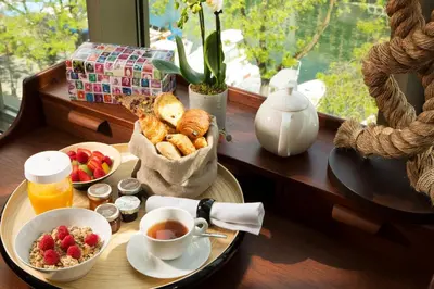 Nourriture dans l'hôtel ou à proximité