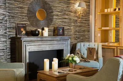Coin salon dans l'établissement Goralska Résidences Paris Bastille
