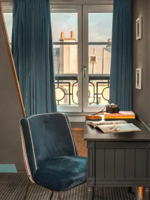 Coin salon dans l'établissement Handsome Hotel