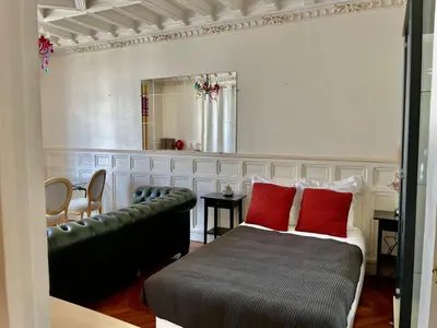 Coin salon dans l'établissement Haussmann Opera Penthouses 130M2