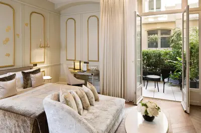 Coin salon dans l'établissement Le Narcisse Blanc