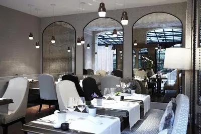 Coin salon dans l'établissement Le Narcisse Blanc