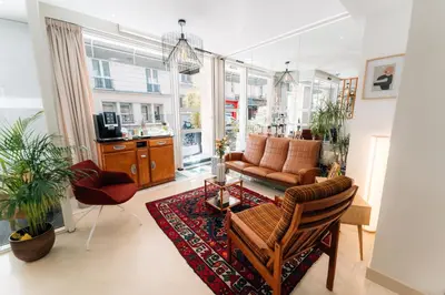 Coin salon dans l'établissement Hôtel Vendome Saint-Germain