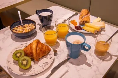 Nourriture dans l'hôtel ou à proximité
