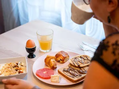 Nourriture dans l'hôtel ou à proximité