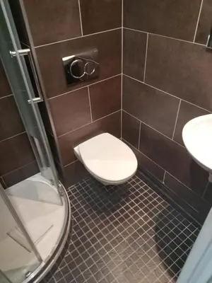 Salle de bains dans l'établissement Hotel Modern Est
