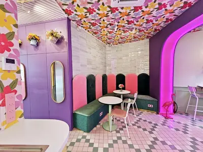 Coin salon dans l'établissement Hotel La Petite Rosa