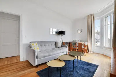 Coin salon dans l'établissement Pick A Flat's Apartments in Saint Michel - Rue Du Sommerard
