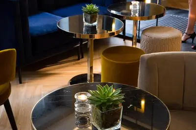 Coin salon dans l'établissement Hotel Le 10 BIS