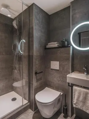 Salle de bains dans l'établissement Hôtel Piapia