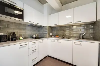 Cuisine ou kitchenette dans l'établissement Sweett - La Roserie