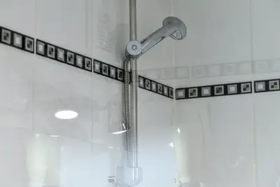 Salle de bains dans l'établissement Hôtel Paris Nord