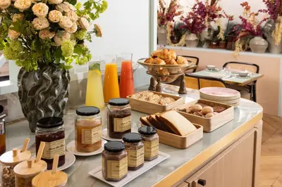 Nourriture dans l'hôtel ou à proximité