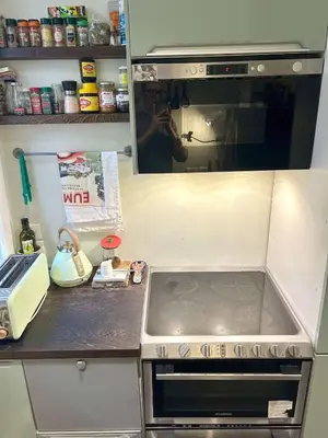 Cuisine ou kitchenette dans l'établissement Carreau du Temple Marais CityCosy