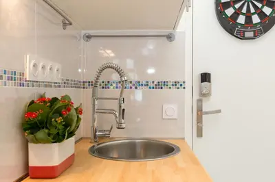 Salle de bains dans l'établissement Notre-Dame luxury Suite in Saint-germain des prés Latin quarter