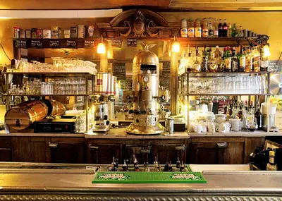 Salon ou bar de l'établissement Bistrot Les Sans Culottes