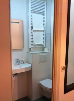 Salle de bains dans l'établissement Bonséjour Montmartre