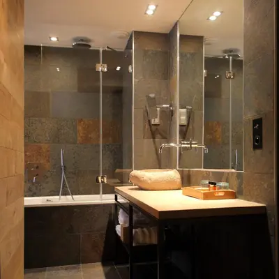 Salle de bains dans l'établissement Hidden Hotel
