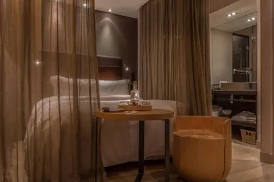 Salle de bains dans l'établissement Hidden Hotel