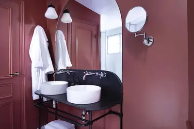 Coin salon dans l'établissement Hôtel Gramont
