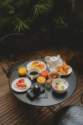 Nourriture dans l'hôtel ou à proximité