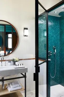 Salle de bains dans l'établissement Le Roch Hotel & Spa