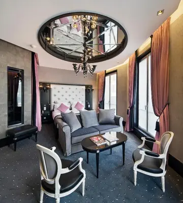 Coin salon dans l'établissement Maison Albar - Le Diamond