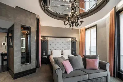 Coin salon dans l'établissement Maison Albar - Le Diamond