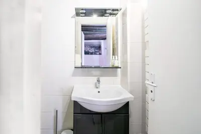 Salle de bains dans l'établissement Appartement Mouffetard