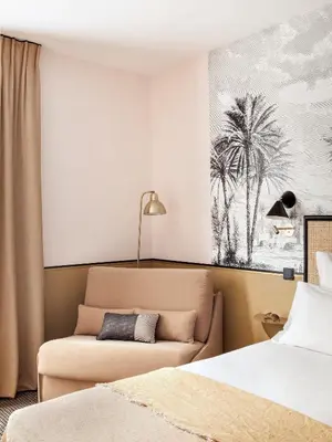 Un ou plusieurs lits dans un hébergement de l'établissement Doisy - Orso Hotels - Paris